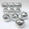 Bola Refletiva 7cm Natal Casamento Janela Prata Decoração Bola Espelhada Disco Bar Ktv Bola Laser