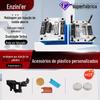 Molde de plástico de precisão profissional de molde PP que faz caixa de volume de negócios molde de plástico shell shell produto de moldagem por injeção shell