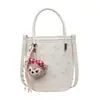 2026 Bolso Cruzado de Hombro Único de Dibujos Animados Exquisito de Moda para Mujer Bolso de Mano Lindo Bolso Pequeño Cuadrado para Viajes Mochila Elegante