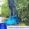 Capa de sapato descartável impermeável antiderrapante dia chuvoso espessa cano médio plástico para pé capa de sapato infantil resistente ao desgaste para uso externo em trilhas