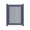 Puerta de valla simple de aluminio para patio, villa, puerta doble abierta, puerta de jardín de aleación de aluminio, puerta de campo comunitaria.