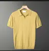 Venta Directa de Fábrica de Camiseta Polo de Manga Corta con Cuello de Alto Gama para Hombre, Transpirable y Amigable con la Piel