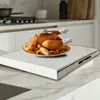 Estante de Almacenamiento de Cocina Multifuncional, Horno, Arrocera, Mesa de Preparación Deslizante, Modelo Popular en el Extranjero, Almacenamiento de Múltiples Niveles, Horno de Microondas