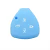 Adequado para TOYOTA Camry Placa Reta 4 Botões Capa de Chave de Silicone TOYOTA Capa Protetora para Chave de Carro Controle Remoto