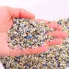 30 Colores Piedra Mineral Imitación Grava de Vidrio Asimétrica Pluma Decorativa Creativa DIY para Uñas Portaplumas Marco de Fotos Material de Relleno para Pintura