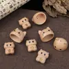 Venta al por mayor del fabricante artesanías creativas de talla en madera de haya para jugar al escondite manualidades DIY semiacabados adornos colgantes y accesorios