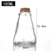 Botella de Vidrio con Tapón de Corcho Transparente Botella de los Deseos Creativa Botella Cielo Estrellado Arcoíris Botella de la Suerte de Deriva Botella para Bebidas Lista para la Venta