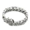 Diseño original S925 plata esterlina estilo antiguo moda nacional cadena cubana seis palabras mantra moda accesorios de joyería de moda