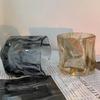 Ins Café Universal Alien Twisted Water Cup Vidro Transparente Produtos Milk Cup Opening Gift Atacado