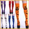 Calcetines de rodilla de Halloween para chicas JK Cos Festival de Fantasmas Calcetines Divertidos Estampados Fantasma Colorido Murciélago Calcetines de Stock