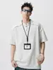 P22 Diagrama de Red 4030 # Collar Henry Mamba de Peso Pesado Algodón con Spandex Artesanía Original Negro Gris Blanco Gris M-