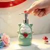 Frasco Dispenser de Sabão de Porquinho Fofo e Macio, Frasco para Álcool em Gel, Frasco Vazio Tipo Pump, Dispenser Criativo para Sabonete Líquido e Loção