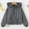 Jaquetas Novas Estilo Primavera e Outono para Meninos com Capuz e Zíper, Roupas Infantis Estilo Esportivo e Casual da Moda Atacado
