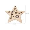 Colgantes de Navidad Decoraciones para Árbol de Navidad Colgantes Accesorios de Madera Copo de Nieve de Madera Escandinavo Reno Puesto de Regalos Mayoreo