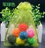 Bolsas de Organza al por Mayor en Stock con Opción de Imprimir Logo, Paquetes de Muestra para Regalo, Bolsas Transparentes de Empaque, Bolsas de Gasa Perlada de Color Sólido con Cordón