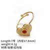 Anillo de Piedra Ojo de Tigre Natural de Alta Gama Transfronterizo Europeo y Americano con Ágata Roja para Mujer, Anillo de Acero de Titanio con Forma de Corazón para el Día de San Valentín para Mujer