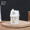 Artesanato de Casa Pequena de Natal em Cerâmica Velas Criativas de LED Atmosfera Festiva Europeia e Americana Decorações de Luz Noturna para Casa