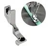 Calcador de Zíper Ajustável T69 para Máquinas de Costura Planas Computadorizadas, Universal para Instalação de Zíper de Lado Único