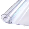 Tapete de Plástico Transparente PVC Hall de Entrada Quarto Cadeira Giratória de Computador Piso de Madeira Tapete de Proteção Tapete Impermeável para Piso de Mesa de Café