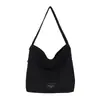Bolsa de Ombro Casual Versátil Estilo Japonês para Estudante, Bolsa Transversal Artística Estilo Preguiçoso Ins, Bolsa Mensageiro de Grande Capacidade