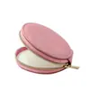 Oferta especial: Bolso Redondo Nuevo Estilo Coreano para Hombres y Mujeres, Portatarjetas Multifuncional, Billetera Redonda Simple con Cierre de Cremallera, Mini Monedero