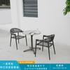 Juego de Mesa y Sillas para Balcón al Aire Libre Youlan Silla de Mimbre Muebles Mesa de Café Mesa de Centro Juego de Tres Piezas Mimbre