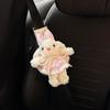 Cubierta de Hombro para Cinturón de Seguridad Interior de Coche con Conejo Creativo, Sentido de Alta Gama, Decoración Linda, Universal para las Cuatro Estaciones, Pareja, Niña