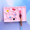 Paleta de Manicura Estilo Japonés. Paleta de Pintura al Óleo, Paleta de Acuarela