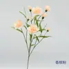 Claveles artificiales de múltiples cabezas, flores de un solo tallo para bodas, arreglo de escena de salón de bodas, arreglos florales de suelo y decoraciones florales de mesa
