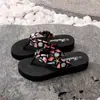 Chinelos Boêmios Atacado Transfronteiriço para Mulheres, Chinelos Florais Moda Casual de Verão, Sandálias com Solado Plano