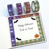 Aliexpress Atacado Desenho Animado Halloween Decoração DIY Papelaria Colorido Diário Fita Washi Edição Limitada Diário