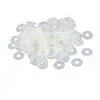 Atacado do Fabricante Parafusos e Porcas com Gaxeta de Nylon Arruela Plástica Branca Plana Haste de Âncora Isolante Espessada Resistente ao Desgaste Pronta para Fornecimento