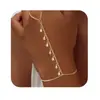 Pulseira de Zircônia de Vidro Artesanal Mais Vendida da Amazon para Mulheres Estilo Praia Ins Europeu e Americano Pulseira de Dedo em Aço Inoxidável Ouro 18K