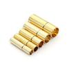 Agujero 2-6mm cordón de cuero de cobre Hebilla Cabeza hebilla de cordón de cuero hebilla de conexión de pulsera de collar accesorios de joyería diy