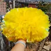 Pompons de Flor para Líderes de Torcida, Cabos de Pompons para Cheerleading, Pompons Coloridos, Pompons de Mão para Cheerleading, Flores de Mão para Eventos Esportivos