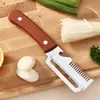 Cortador Multifuncional de Cebolla de Acero Inoxidable, Pelador y Rallador de Cocina, Herramienta Doméstica para Pelar Cebolletas y Ajo, Herramienta Especial para Frutas y Verduras