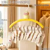 Varal de Roupas Desenho Animado Fofo e Divertido para Uso Doméstico, Varal para Meias e Roupa Íntima, Ferramenta Multifuncional de Armazenamento de Pequenos Itens de Vestuário