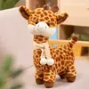 Bufanda Linda Muñeca Jirafa Peluche Juguete Animal Ciervo Muñeca de Trapo Regalo de Cumpleaños Muñeca Compañera para Niños