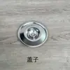 Freidora Pequeña Doméstica de Acero Inoxidable Freidora con Colador Cocina de Inducción Estufa de Gas Universal Ahorro de Combustible Olla Profunda Taza de Filtro de Aceite