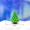 Simulación de color, accesorios navideños, decoración, árbol de Navidad, resina, artesanía, pequeños adornos, bricolaje, joyería, crema, pegamento, venta al por mayor