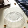 Bandeja para Desechos de Mesa de Comedor de Uso Diario, Plato para Huesos, Plato para Huesos Doméstico, Plato de Plástico Creativo, Plato Pequeño con Base