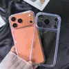 Capa Transparente para Celular, Resistente ao Amarelamento, Capa para Celular Apple 17, Luxo Leve, Proteção de Lente de Alta Qualidade, Anti-Queda, Adequada para Capa de Celular iPhone 16