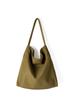 Bolso de mano a rayas de gran capacidad, estilo coreano, diseño de nicho, nuevo bolso bandolera de lona combinable para mujer (2024)