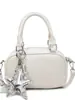2025 Nuevo Bolso de Hombro Simple de Nicho para Verano Comercio Exterior Transfronterizo Estilo Sureño Fresco Casual Compacto Bolso Cruzado