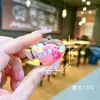 Mini Botella de Arena con Forma de Corazón Llavero Líquido Polvo de Amor Colgante Disco Duro Pequeño Colgante Accesorios de Inyección de Aceite de PVC