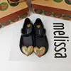 Zapatos Infantiles Melissa Zapatos Fragantes Melissa Corazón Brillante Boca de Pez Zapatos Infantiles Sandalias de Playa Zapatos de Princesa para Niñas
