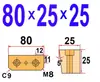 Bloque de Sujeción de Bloque de Extrusión de Molde DY21 / Bloque de Extrusión de Presión Inclinada / Bloque de Apriete de Molde Fijo No Estándar de 3/5 Grados, Hecho