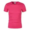 Moda Casual Masculina de Verão Malha Gola Redonda Manga Curta Respirável Camisa de Basquete Cor Sólida Camiseta Lisa Camiseta Esportiva Cor Sólida