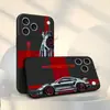 Patrón de rayas verticales de carreras de superdeportivos, funda suave de TPU minimalista y elegante para iPhone 18 Pro Max, funda de teléfono a prueba de caídas, venta al por mayor