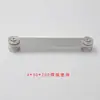 Acero Inoxidable 304 Clip de Oreja de Vidrio Fijo Conector de Poste de Barandilla Pieza de Garra Placa de Oreja Pieza de Oreja Sólida/Hueca Envío Gratis